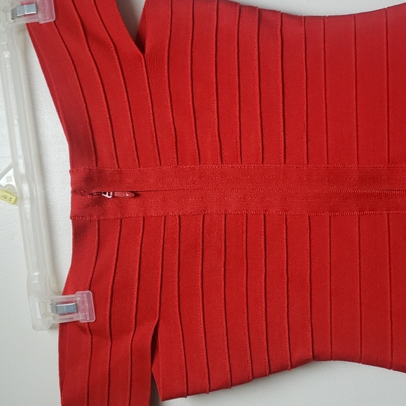 Women's Rayon Off Shoulder Bandage Bodycon Party Dress - Picture 9 of 10